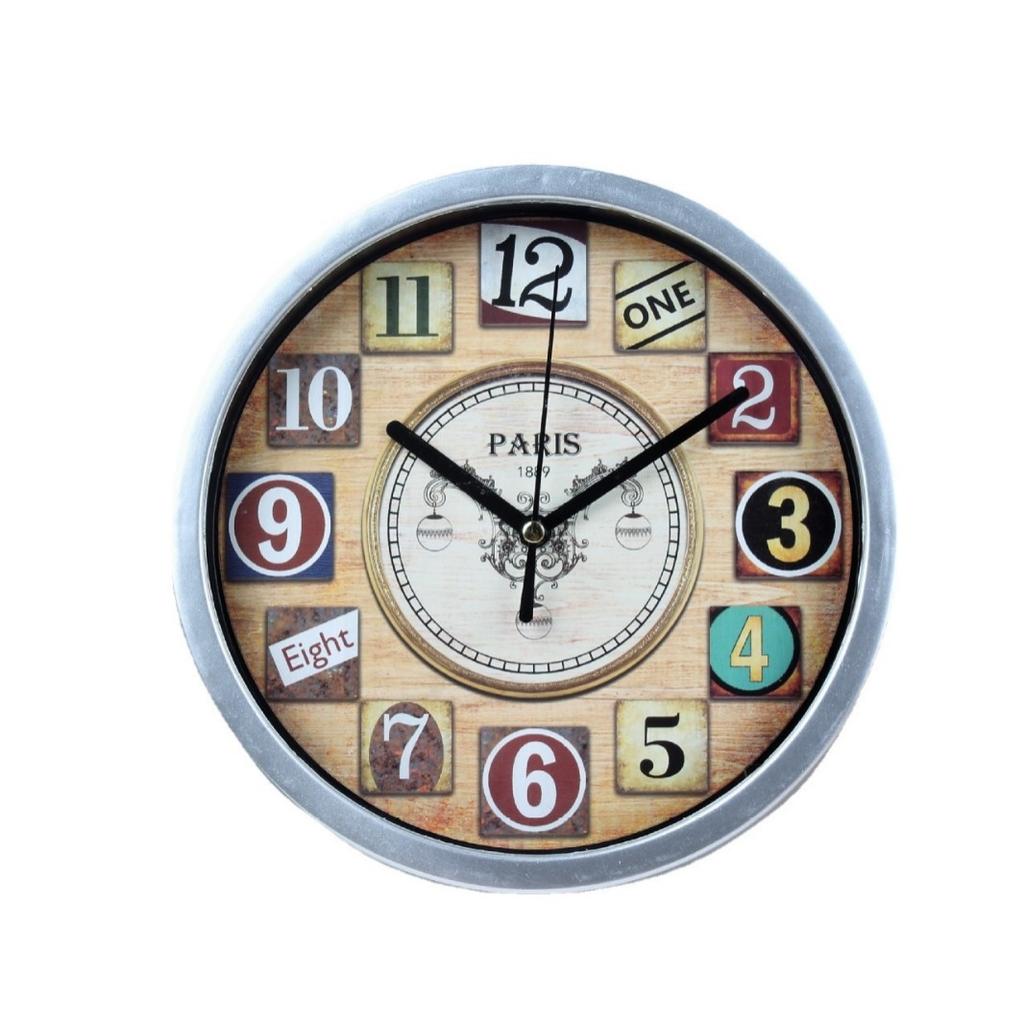 Resurrection Silent Wall Clock Quartz Wall Clock Living Room Simple European Antique Wall Watch Rural Industrial Style Ancient Rome