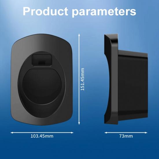 EV Charger Holder, Wall Mount Charging Cable Holder Organizer, Electric Car Charger Cord Holder for J1772 for European Standard