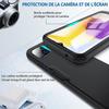 Coque de Protection - BOOLING - pour Samsung Galaxy A22 5G - Coque 360° - Noir - Semi-rigide