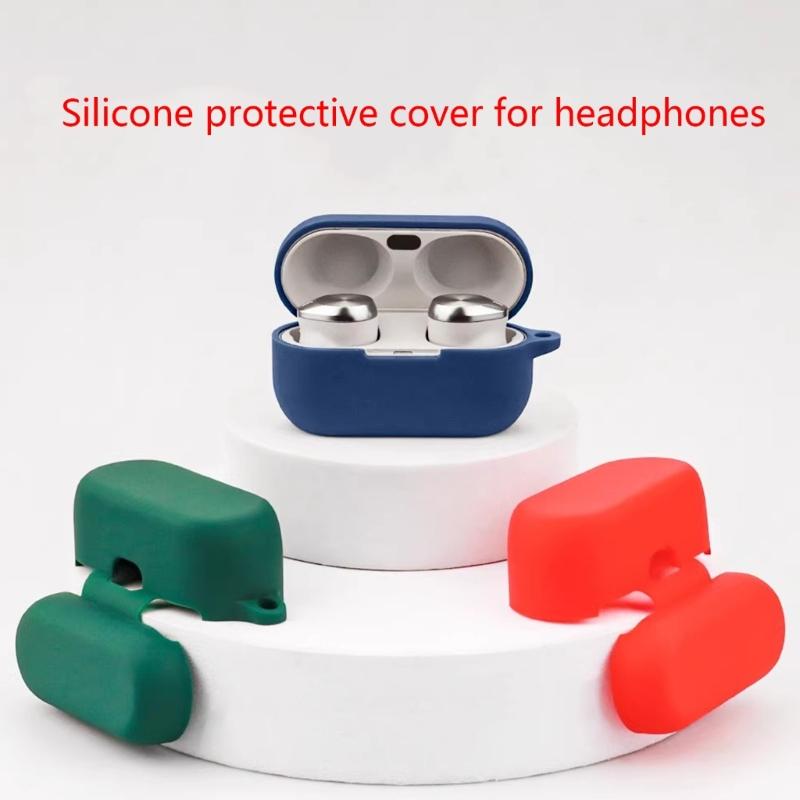 Silikon-Gehäuseabdeckung Hülle für Technics EAH-AZ80 Bluetooth-kompatibles kabelloses Headset Stoßfeste Schalen-Schutzhülle