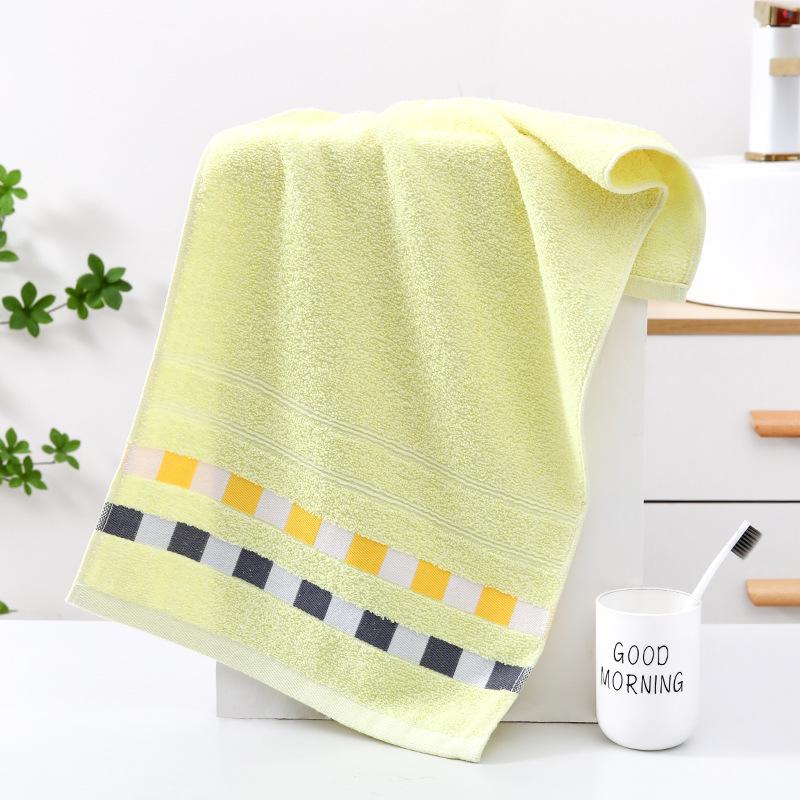100% Cotton Thickened Bath & Face Towel - Soft, Absorbent, Adult Use, Perfect Gift