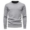 Warm Winter Sweater Men Thickness Pullover O-neck Solid Color Slim Fit Quality Mens Sweaters Pull Men
