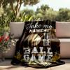 Baseball Passion Life Dreams Future Customizable Outdoor Blanket Personalized Text Durable Comfort Throw For Picnics Outdoor Travel And Camping Sofa