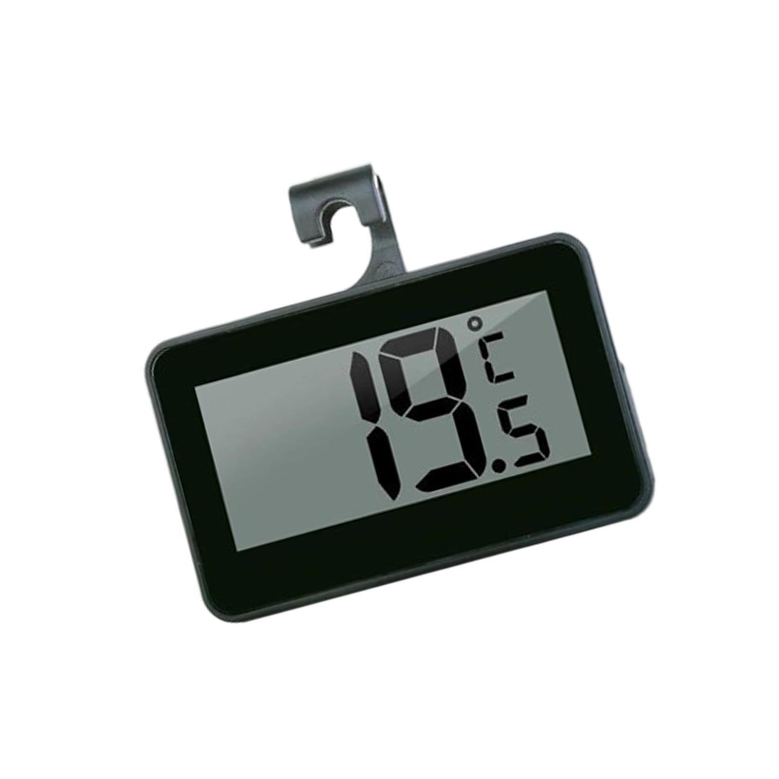 

Digital Temperature Gauges With Wall Hanging Hook Low Power Consumption Clear Readings Ideal For Home Kitchens Bedroom чорний
