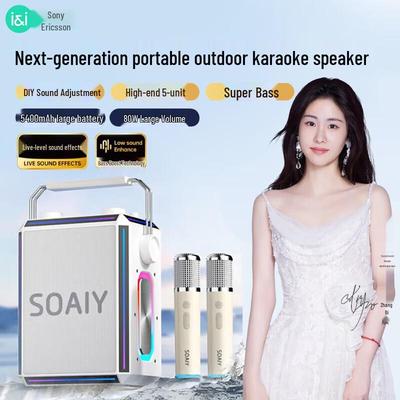 Solove SSK03 Portable K-Song Speaker with Microphone CN Plug (adapter Included)