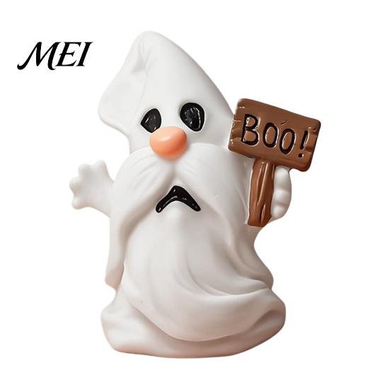 Halloween Ghost Gnomes Gnome Figurines, Resin Tabletop Decoration, Cute Funny Gifts Statue, Decorative Ornaments for Indoor Outdoor Home Party