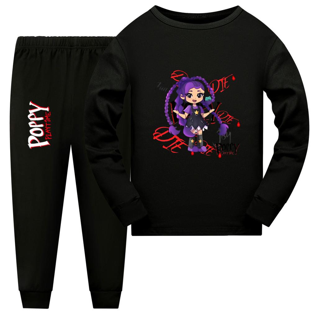 5593 Ensemble Pyjama Filles Enfants Imprimé Lily Lovebraids Haut et Pantalon Vêtements de Nuit Maison Pyjamas