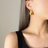 F173-Gold Large Earrings
