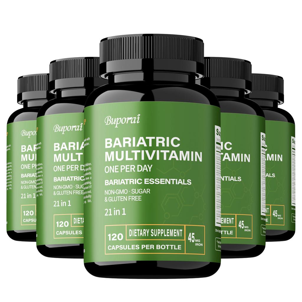 Capsule Multivitaminiche, Formula 21-in-1, Supporta i Livelli di Ferro, Adatto per Uomini e Donne