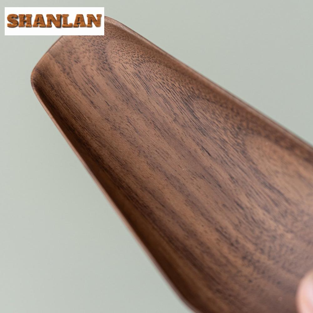 Boutique Walnut Wood Tea Spatula Zen Alloy Tea Spoon Set Tea Six Gentlemen Elegant Tea Tool Set Teaware Utensils Tableware Gift