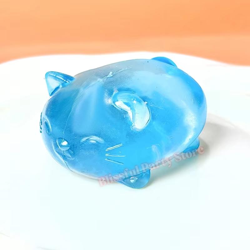Mini Cute Cat Maltose Decompression Fidgets Non-Stick Odorless Non-Toxic Fun Pressure Relief Tool For Adults Students Gift Presents
