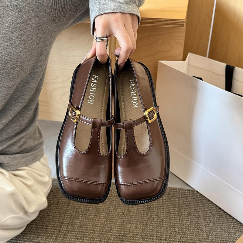 French Mary Jane small leather shoes women's 2025 new summer and autumn retro platform versatile skirt Japanese jk single shoes