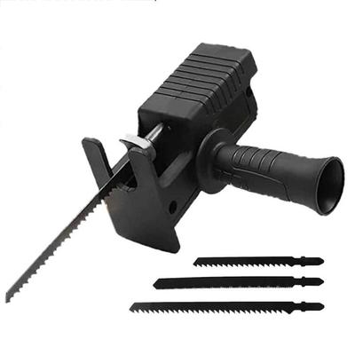 Adaptateur de scie alternative portable, perceuse électrique sans fil, accessoire d'outil modifié avec lames de scie pour la coupe du bois et du métal