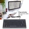 87 Keys Mini Keyboard Ultra-Thin Mechanical Keyboard Small Size Wired Keyboard  Home Office