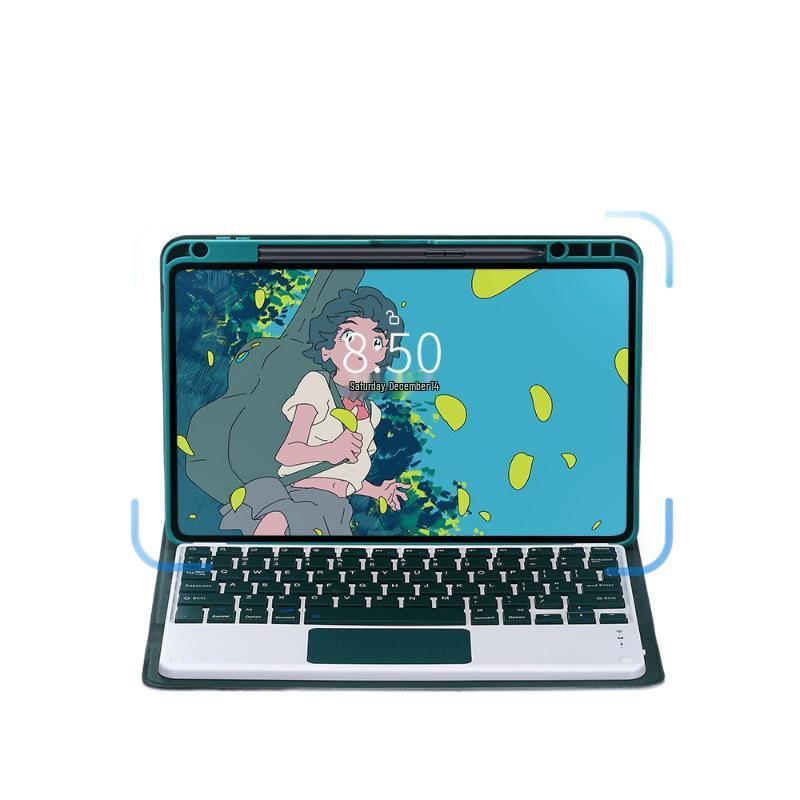 Compatible Bluetooth Keyboard Case with Backlight and Pen Slot for Redmi Pad 12.1 & Huawei MatePad 11.5S