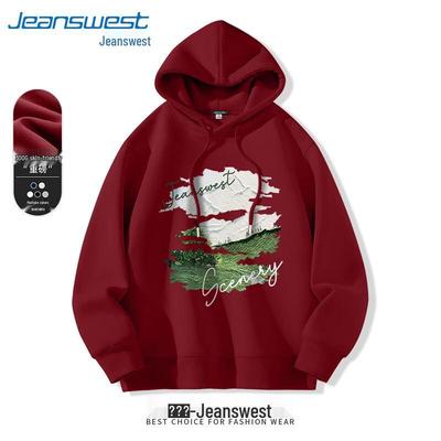Jeanswest Men's Festive Zodiac Year Hooded Pullover Jacket
