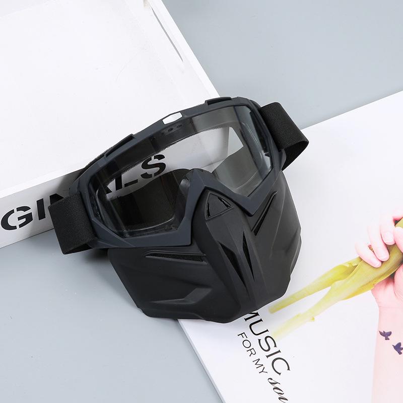 Harley Windproof Motorcycle Goggles & Face Mask Set