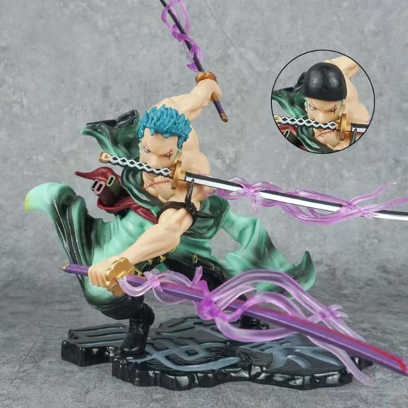 NEW A Cartoon Character of GK Roronoa Zoro, Three Largest Cartoon Statues, Action Figure Collection, Toy Model.
