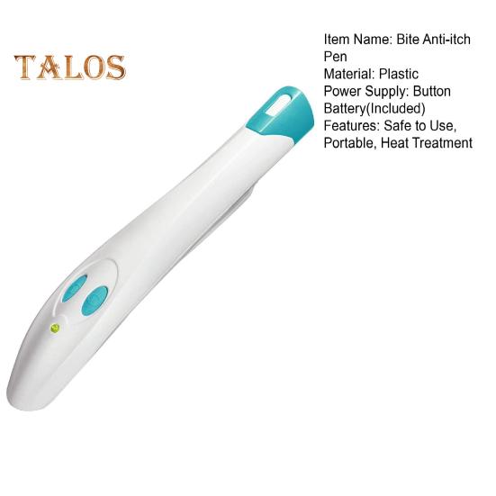 Elektronisk bettklådstillande enhet Batteridriven Bärbar Barn Vuxna Värmepuls Klådstillande Bettbehandling Värmeterapi Klådstillande Penna