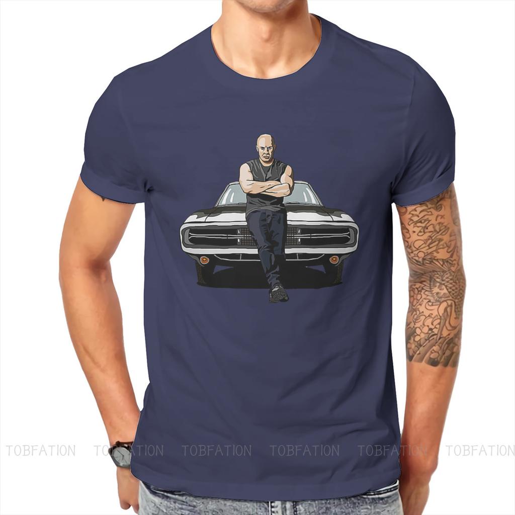 Fast And Furious Film Domenic Torentos Dodge T Shirt Vintage Teenager Graphic High Quality Tshirt Large Crewneck Streetwear