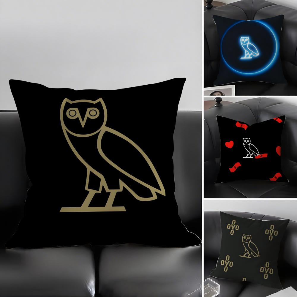 DDrake OvO OWL Brand Cushion Cover Pillowcase Ultra Soft Skin Friendly Fabric Cloud Like Comfort Concealed Zipper