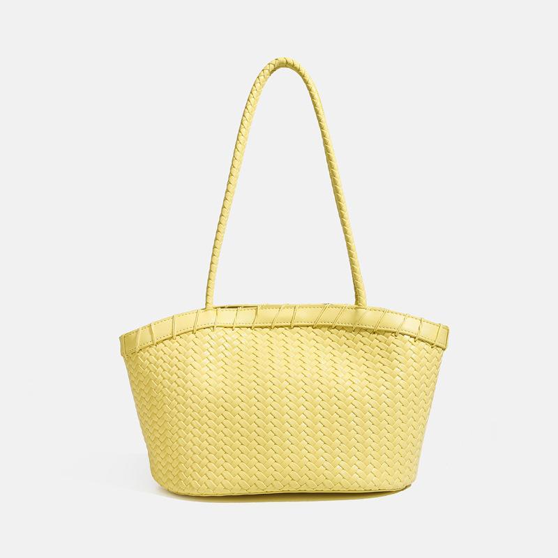 Borsa Cesta per Verdura Portatile - Elegante Borsa a Spalla da Pendolare Stile Guscio