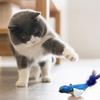 Indoor Interactive Birds Toy for Cat Chasing Teasing Toy Sounding Catnip Cat Teaser Toy Self-hilarity Wall Hanging Birds Cat Toy