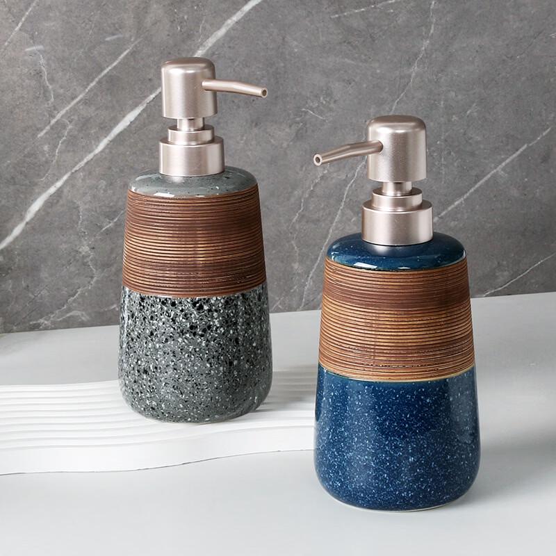 OIMG Brushed Press Pump Dispenser Bottle