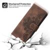 For Realme 12 5G/12x 5G Wallet Phone Case Flower Imprinted PU Leather Cover Wholesale Cell Phone Accessories