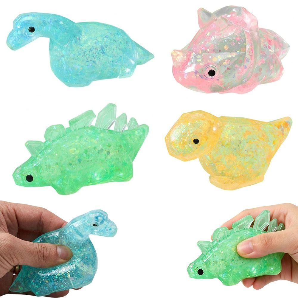 Glitter Squishy Stress Glitter Soothing Texture Slow Rebound Squishy Fidget Stress Ball Sugar Filled Glitter Stress Ball