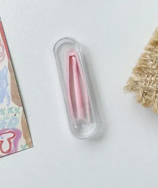 Multicolor Contact Lenses Tweezers and Suction Stick for Lens Wearing Tool Contact Lens Inserter Mini Cantact Lense Box