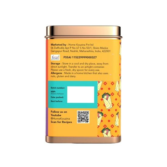 Home Kouzina Bombay Frankie Masala - 150G | Perfect for Frankies, Wraps, Rolls and Sandwiches | Made In Small Batches | 100% Natural Ingredients