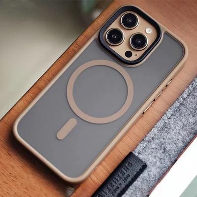Shockproof Matte Transparent Phone Case For iPhone 17 Pro 16 13 11 12 14 15 Pro Max For Magsafe Magnetic Wireless Charging Cover