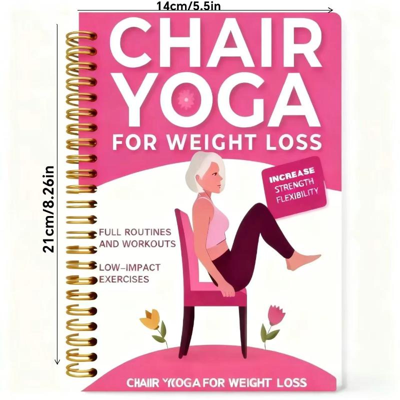 30 Day Chair Yoga Guide Muscle Strength Flexibility Beginner Seated Workout Book For Seniors & Adults
