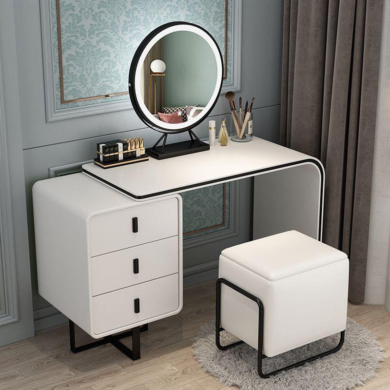 Modern Luxury Dressing Table Lights Mirror Makeup Nordic Dressing Table Cabinet Bedroom Furniture