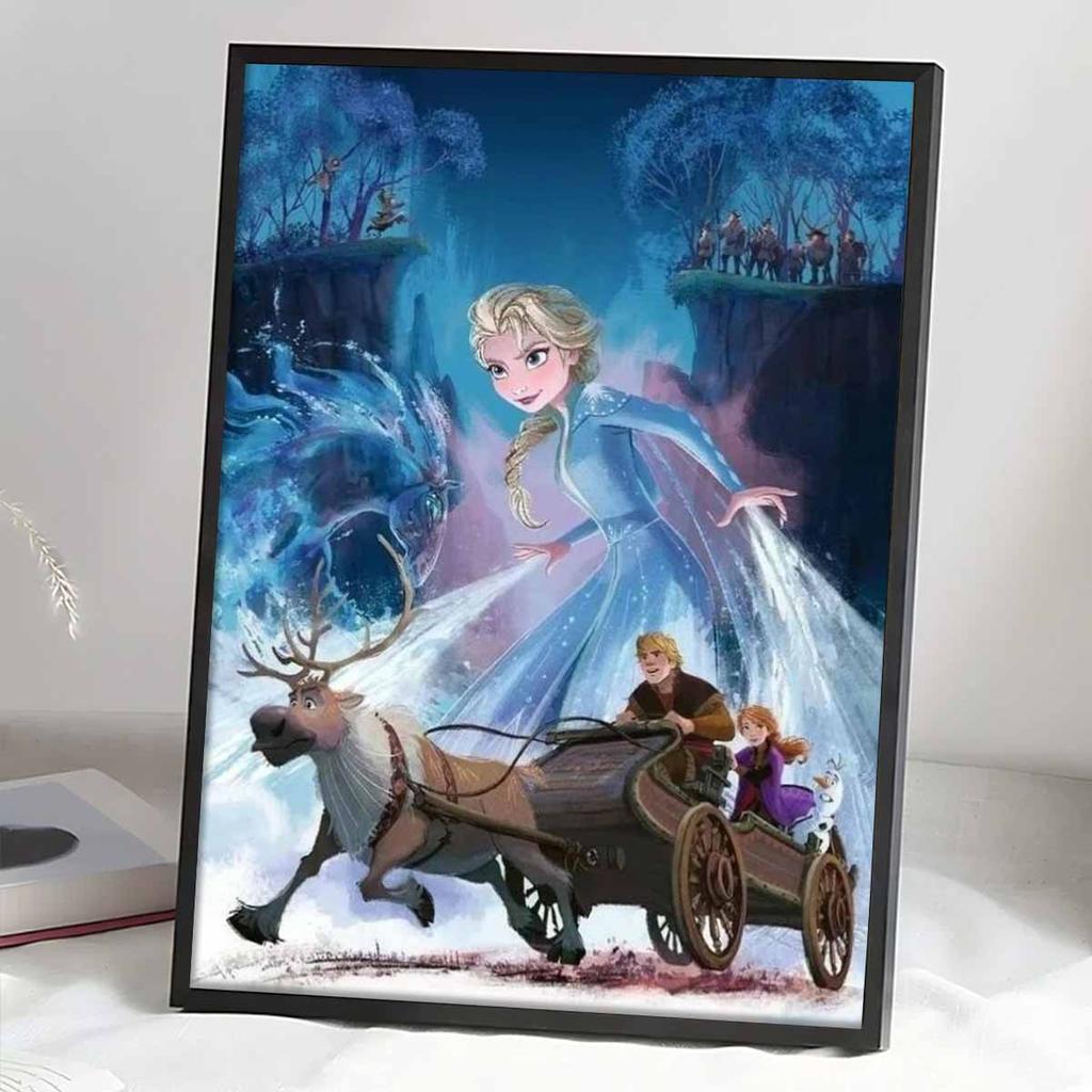 5D Diy Diamond Painting Olaf and Elk Full Drill Rhinestones Mosaic Embroidery Handmade Products Home Decor Gift