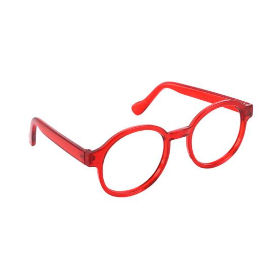 Mini Doll Glasses Small Pets Sunglasses Trendy Round Frame Glasses Doll Eyewear Accessories for Photo Shoots Costume