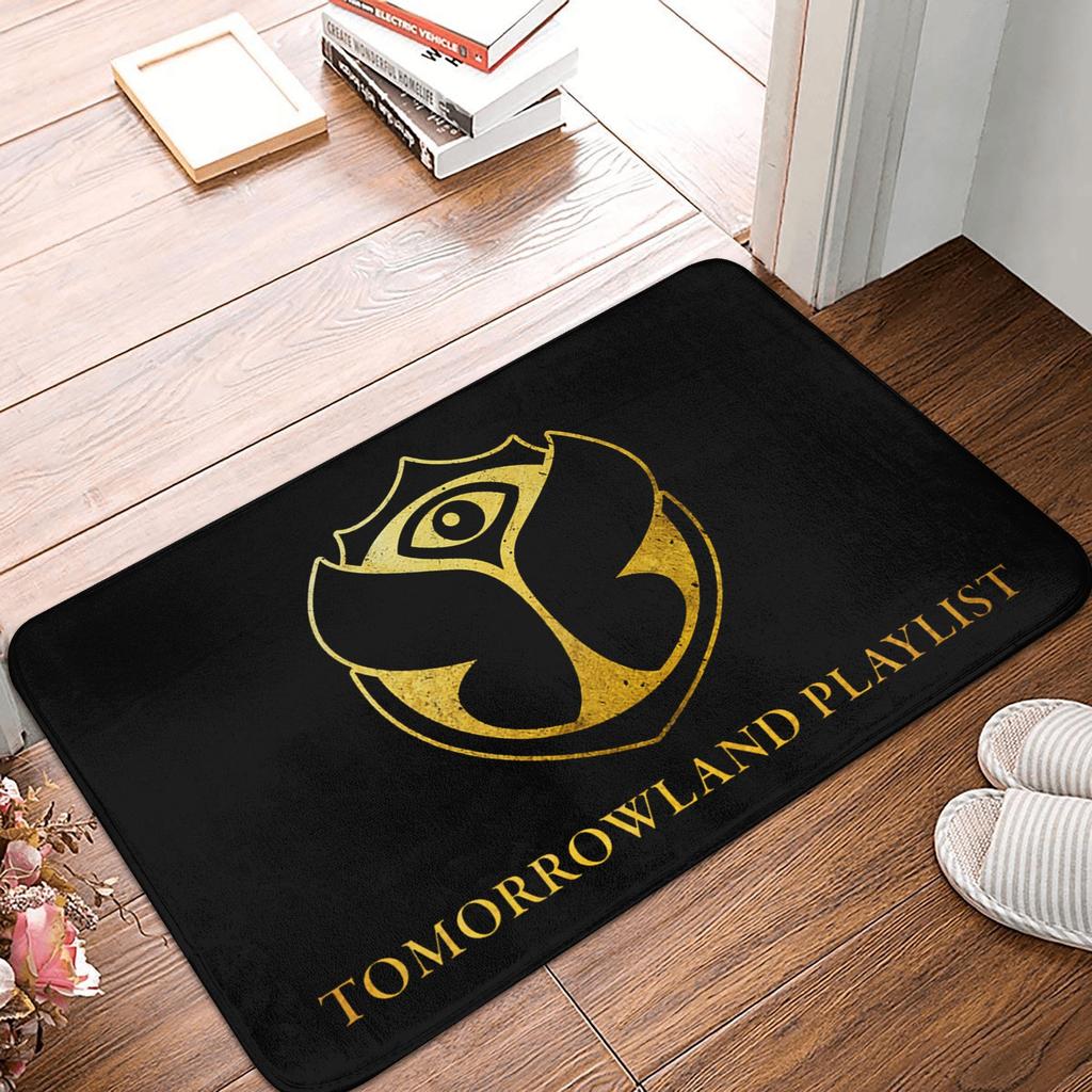 Tappetino Ingresso Tomorrowland Antiscivolo Esterno Impermeabile Tappetino per Porta Festival Danza Musica Belga Tappeto per Pavimento Bagno Ingresso
