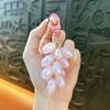 Acrylic Grape Bunch Keychain: Cute Couple Bag Charm & Creative Car Keyring for Women