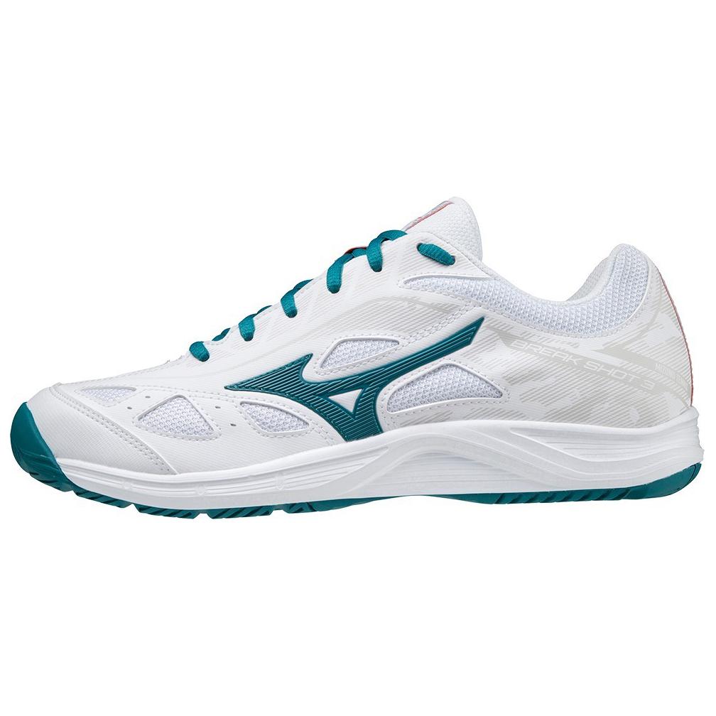 Mizuno Break Shot 3 Ac Low Top Tennis Shoes Men Sneakers White Green 61GA214085