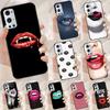 Sexy Vampire Lips For Realme GT 6T 5 6 GT 7 Pro C67 C75 C61 C55 C53 C51 C21Y C25S 10 11 12 13 14 Pro Plus Case