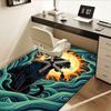 Black Panther Chair Mat: Office Carpet, Oversized Rug for Home Decor, Sofa Mat, Desk Protector, Gift