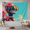 Fantasy Imaginary Print Wall Tapestry  Soft Polyester Horizontal Orientation for Bedroom Living Room Dorm Decor