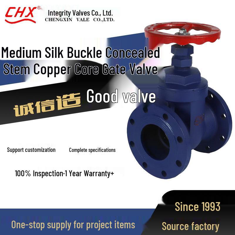 Cast Iron Medium Threaded Gate Valve Z45T/W-10/16: Unidirectional, Copper Core, Rising Stem, Hard Seal