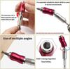 360° Flexible Drill Bit Extension, Universal Swivel Screwdriver Bit Holder, Impact Resistant Angle Driver for Tight Spaces