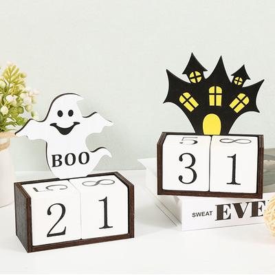 Gruseliger Halloween-Countdown-Kalender Festival Kürbis Geist Schloss Halloween Adventskalender Handgemacht DIY