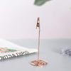 10Pcs Mouth Shape Crocodile Mouth Card Holder Stable Base Wedding Place Card Holder  Photo Display