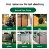 WPC Outdoor Fence: Sunscreen, Waterproof, Anti-Corrosion Wood for Garden and Courtyard Installation