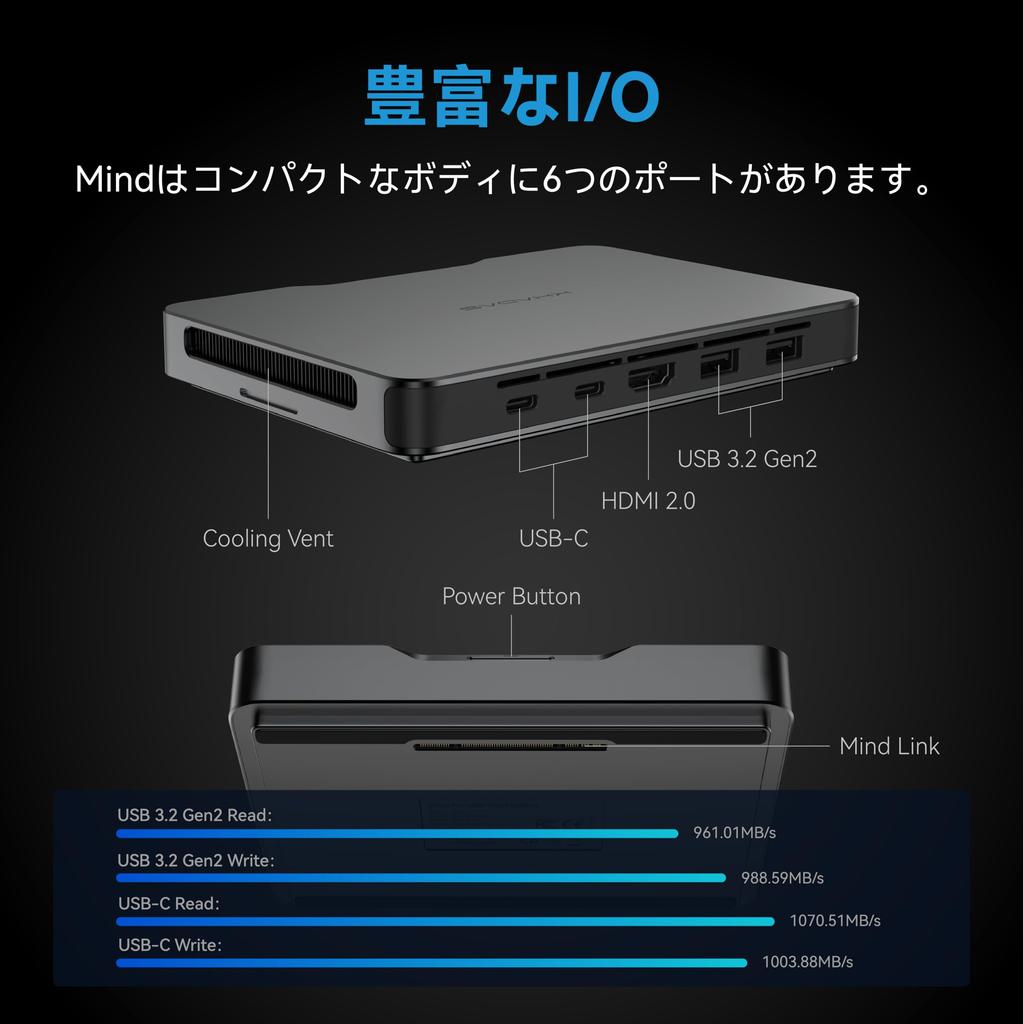 Khadas Mind 1 Mini PC with Intel Core Expandable Memory Design To 8K 60Hz for Improved Work Efficiency Standby Power for Work Saving WiFi Home Office