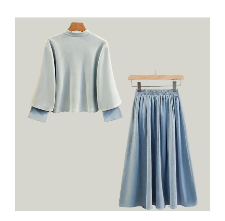 Retro vyšívaný jelenicový top ve stylu Tang a čínský oděv čchong-sam (cheongsam) pro ženy